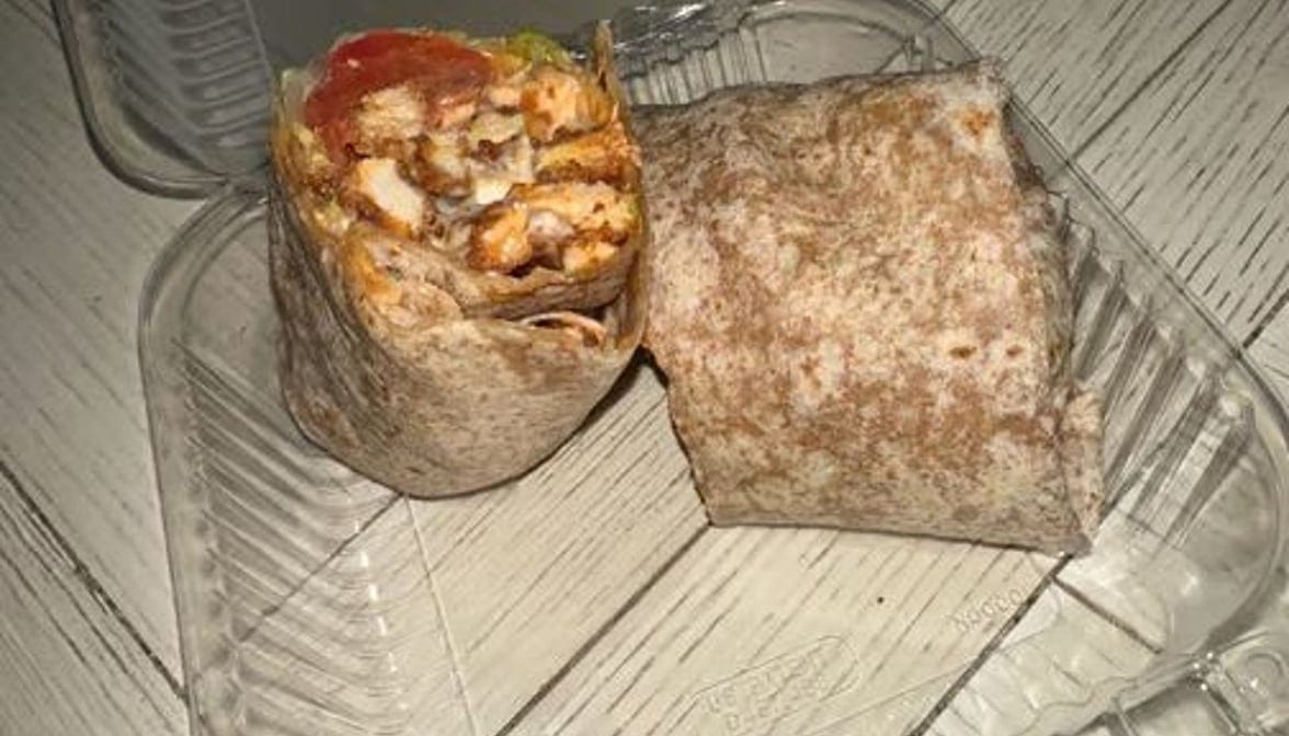 Buffalo Chicken Wrap.