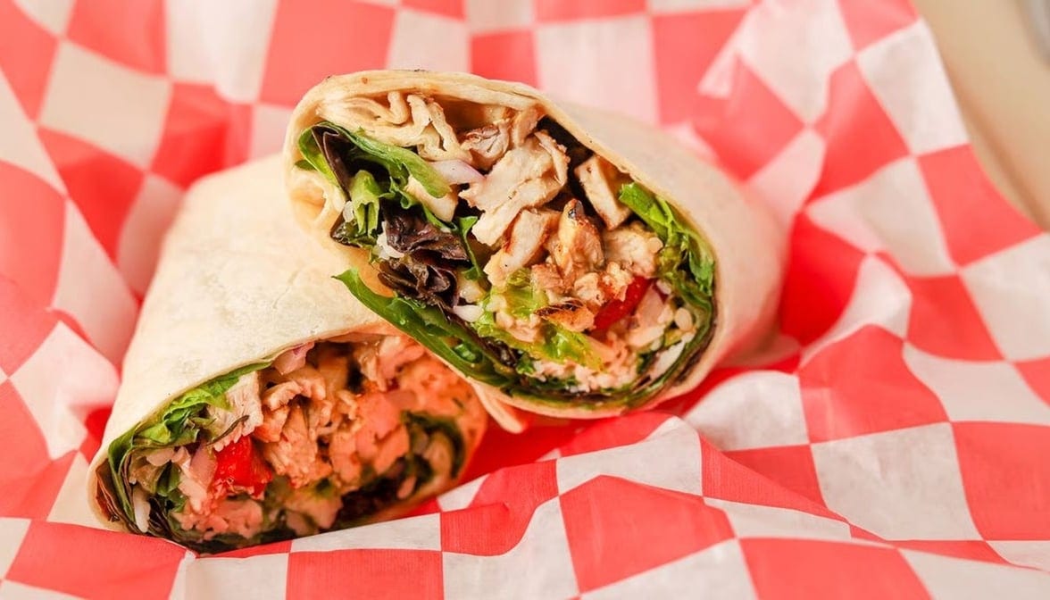 Chicken Balsamic Wrap.