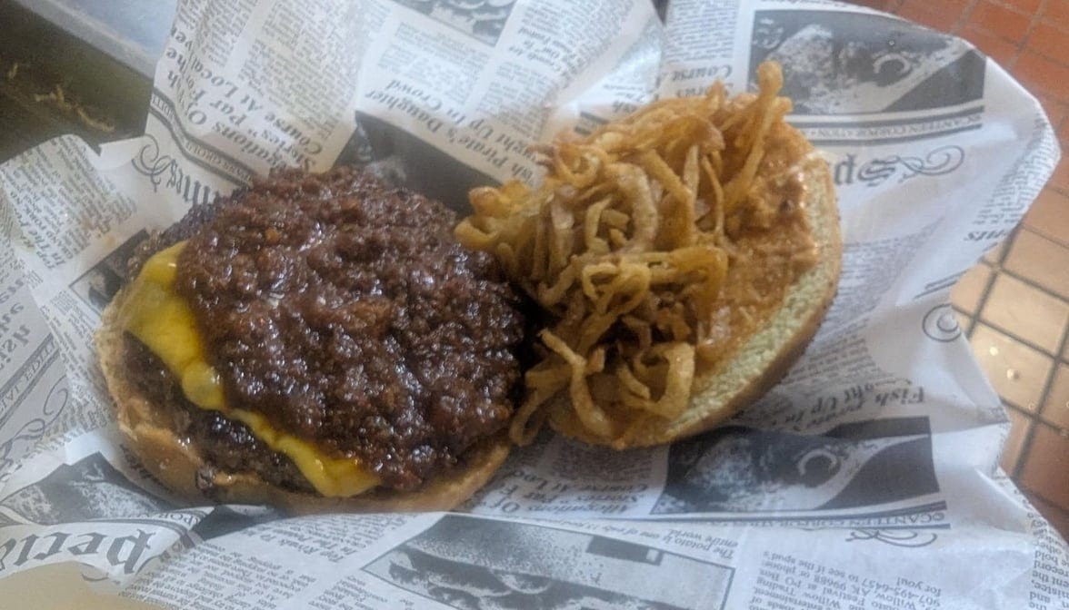 Spicy Chili Burger.
