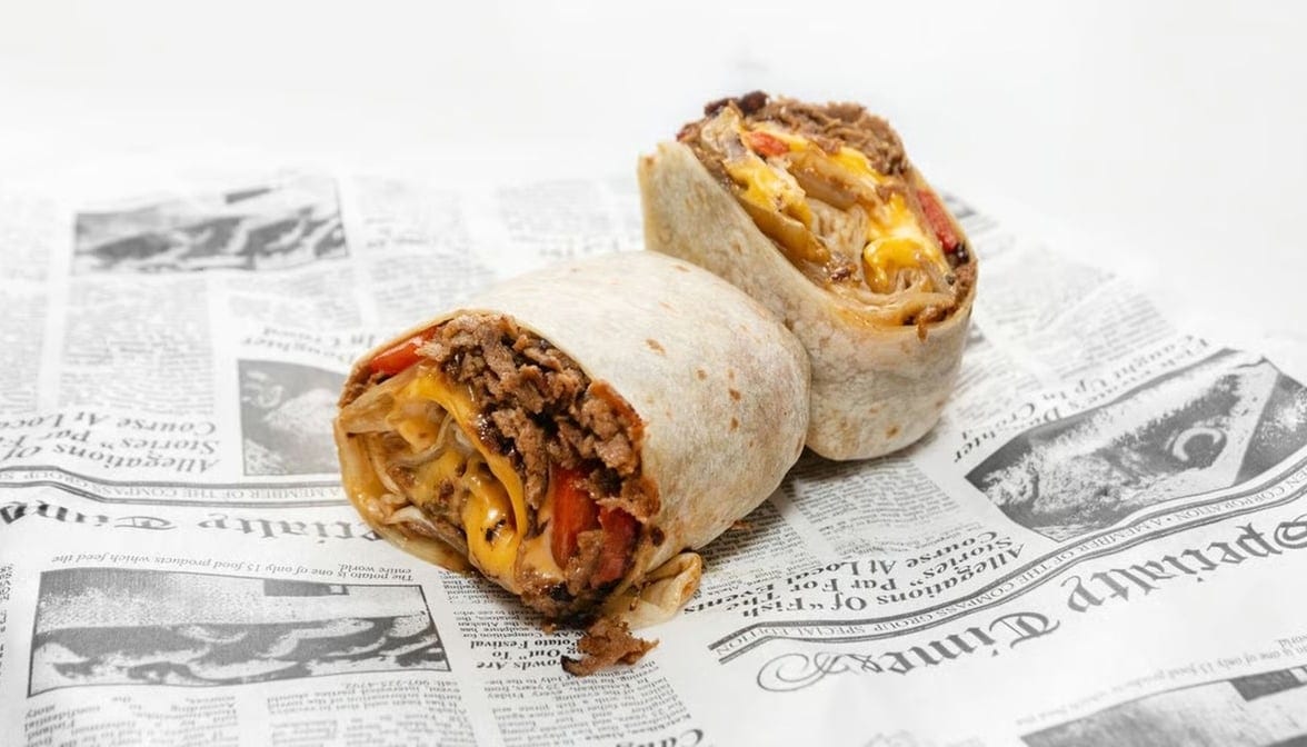 Cheese Steak Wrap.