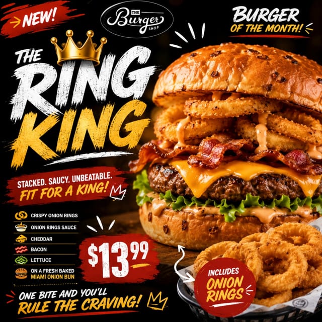 Burger of the Month.